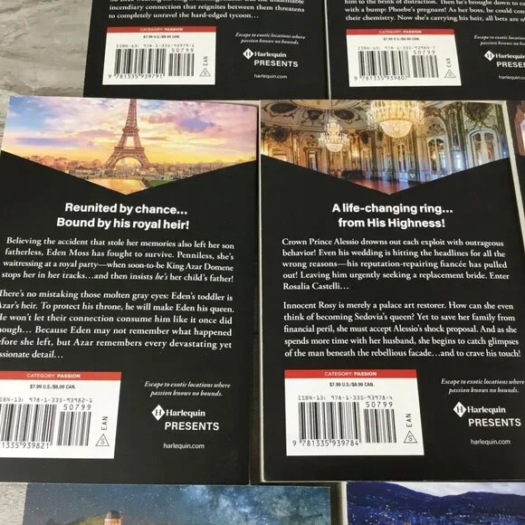 Harlequin Presents Romance Novels Lot Of 10 Mixed Authors Paperback Books 2025 - Picture 9 of 11